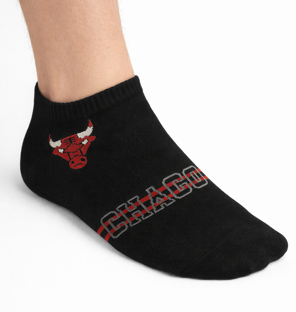 Chicago Bulls Graphic Ankle Socks